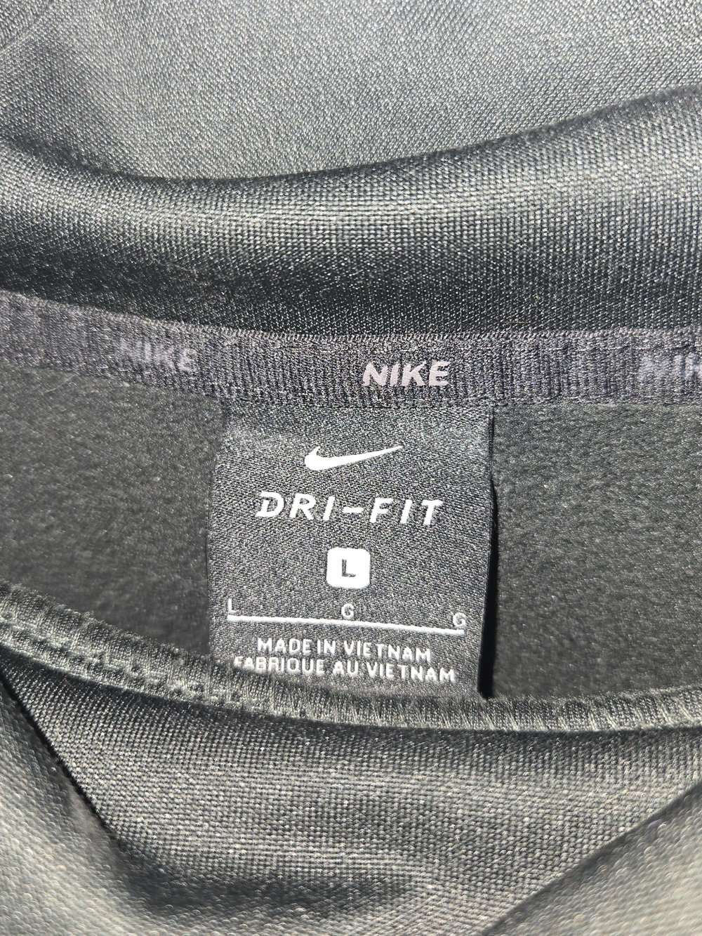 Nike Just Do It Hoodie Mens Large Black Galaxy Graphic Pullover Sweatshirt Retro - Picture 11 of 11